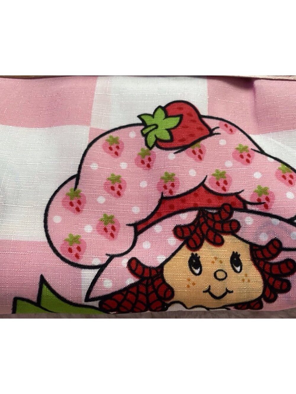 13 Piece Set Strawberry Shortcake Shower Curtain Set And Metal Hooks 72 X 72 NEW - Picture 5 of 13